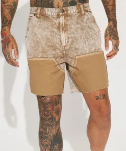 Custom Casual Cotton Shorts Men Paint