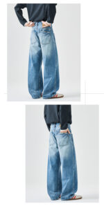 ONE PIECE anime High Street Digital Print Cowboy New Style Street Trendy Loose Fit Casual Pants12OZ - Image 5