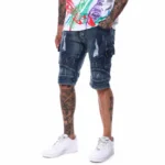 Men's Denim Shorts Blue - Image 2