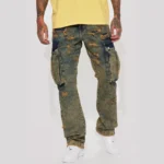 Bad Liar Distressed Stacked Slim Flare Jeans - Image 4