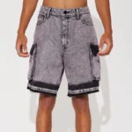 Straight-fit denim Bermuda shorts Jeans - Image 4