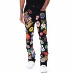 Stacked Patch Men Jeans - Image 3