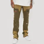 Stacked Skinny Flare Jeans