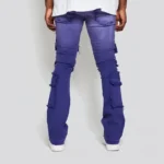 Bergamo Fray Jeans - Purple - Image 3