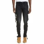 Men's Denim Tactical Cargo Pants