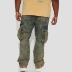 Bad Liar Distressed Stacked Slim Flare Jeans - Image 2