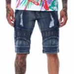 Men's Denim Shorts Blue