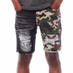 Blackout Mid LengthJean Shorts