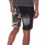 Blackout Mid LengthJean Shorts - Image 3