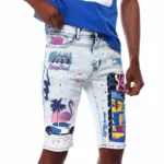 Men’s Denim Shorts Jeans - Image 2