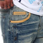 Ripped Detail Denim Shorts Jeans - Image 4
