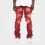 Bergamo Fray Jeans - Red