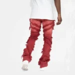 Bergamo Fray Jeans - Red - Image 3