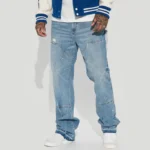 Rhude Reza Denim Double Knee Pant - Image 3