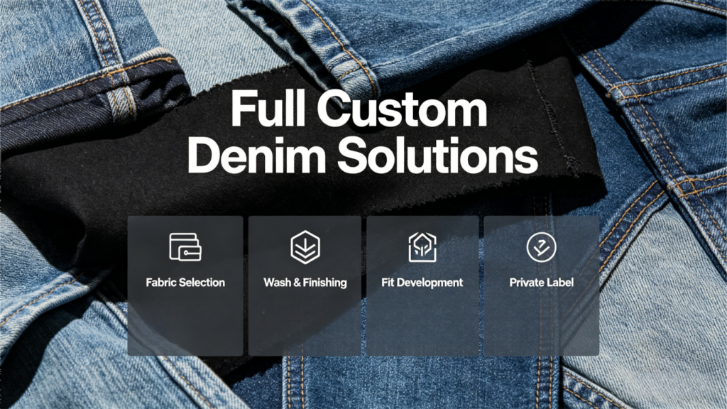 Custom Jeans Factory Production