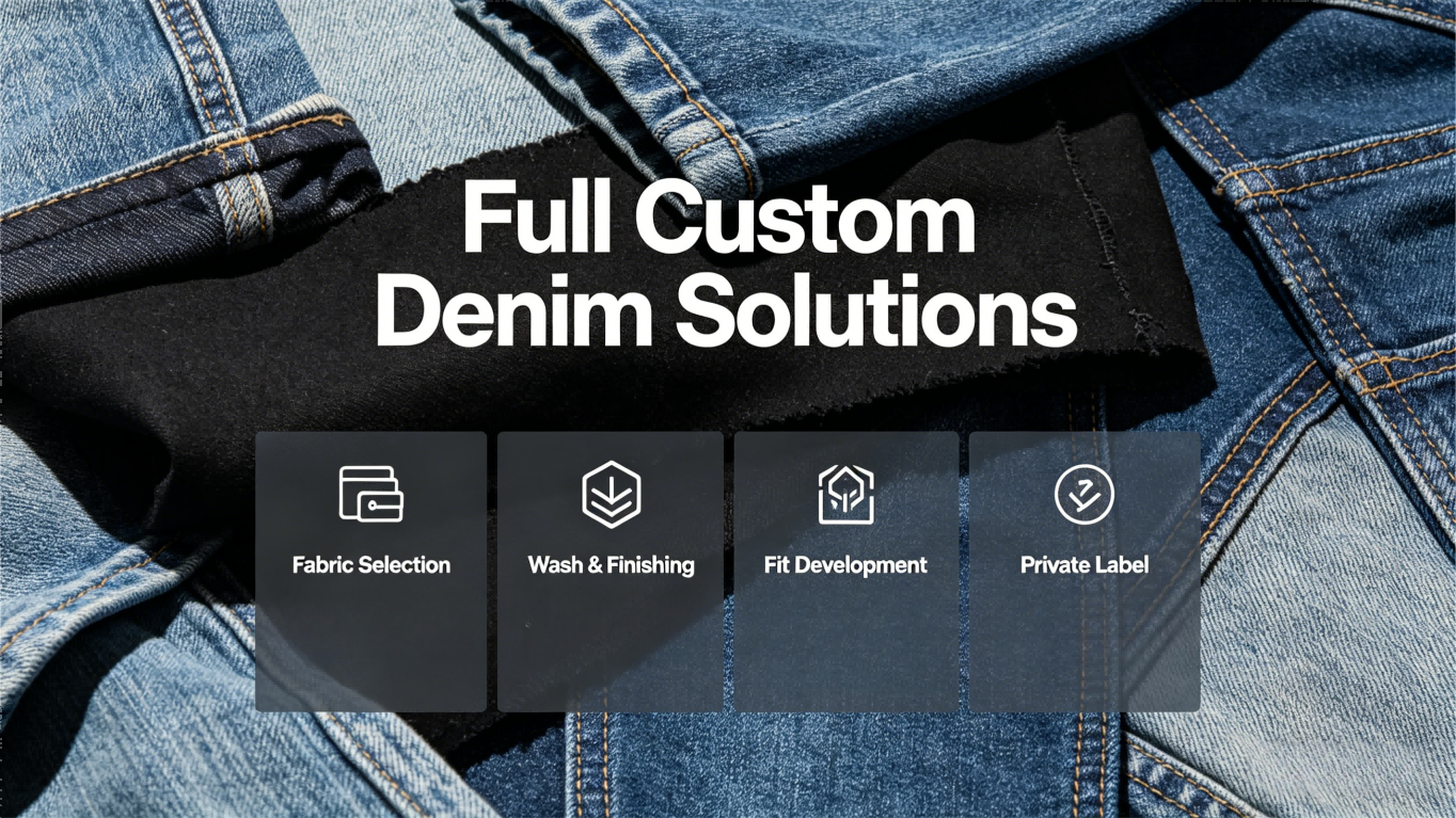 Custom Jeans Factory Production