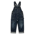 Classic bib overalls women straight leg adjustable straps denim workwear factory
