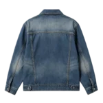 Heavy duty structured denim work coat men durable construction custom manufacturer