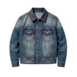 Raw selvedge denim Type II jacket men heritage shuttle loom fabric custom manufacturer