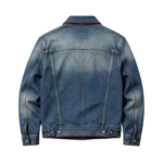 Rigid raw selvedge Type II men's denim jacket unwashed authentic character custom factory