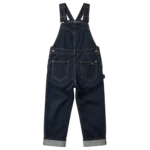 Vintage washed denim women's dungaree overalls relaxed fit custom manufacturer