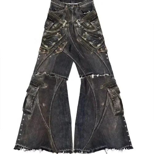 Design-Street-Fashion-Mens-Stacked-Flare-Jeans Design-Street-Fashion-Mens-Stacked-Flare-Jeans