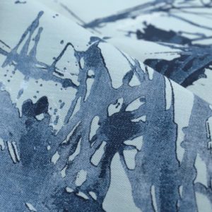 Splatter Print Denim